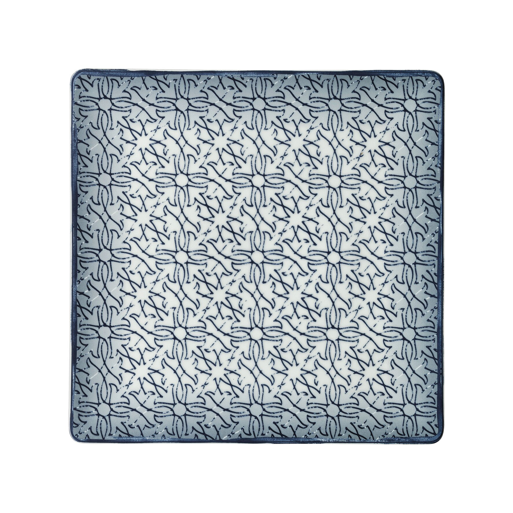 Shabby Chic, Coupteller flach eckig 270 x 270 mm Dekor 6